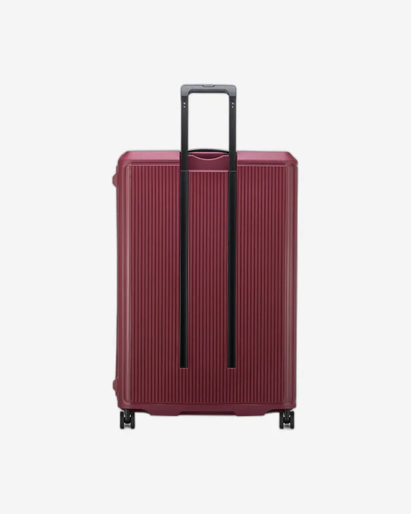 DELSEY Paris  securitech stone by delsey paris 82 cm 4 double spinner wheels hardside check-in luggage trolley case - red  | Best Price UAE